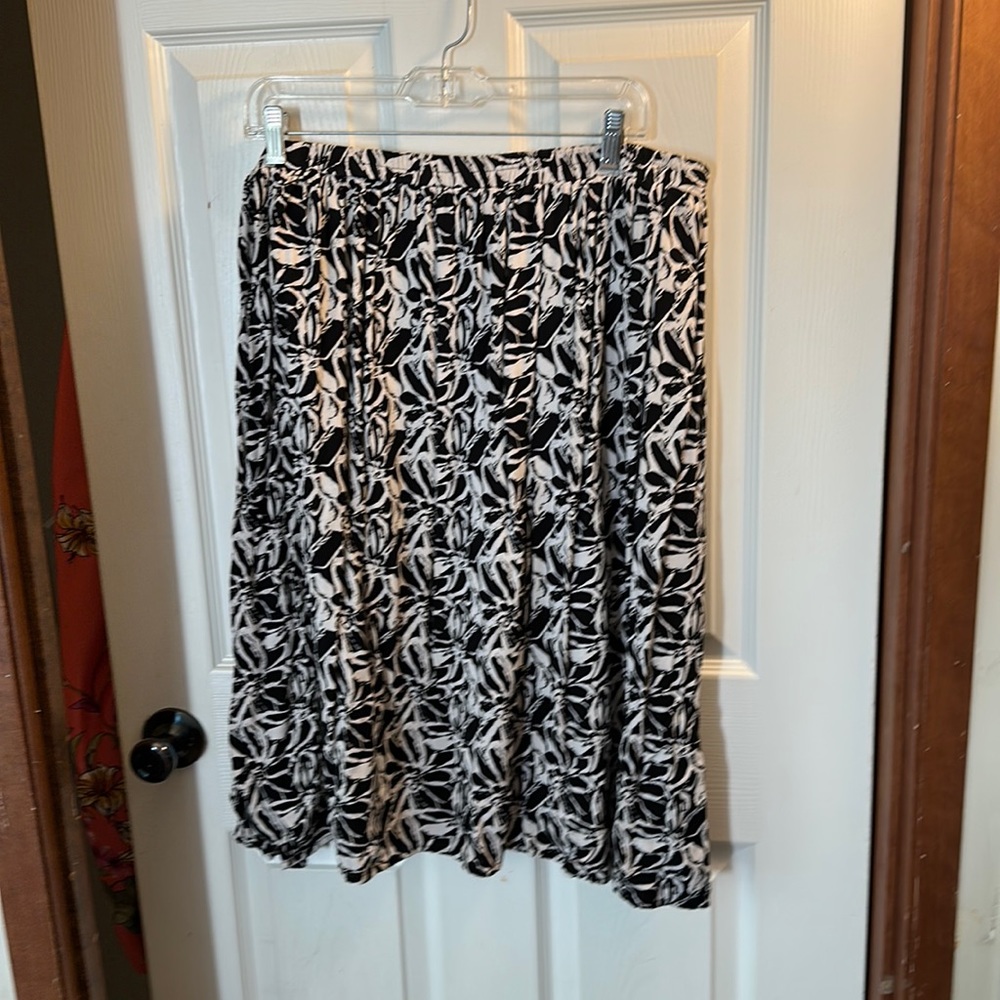 Black and white skirt